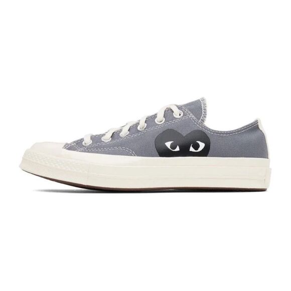 Converse Shoes - COMME DES GARÇONS PLAY CONVERSE CHUCK TAYLOR LOW GREY 9